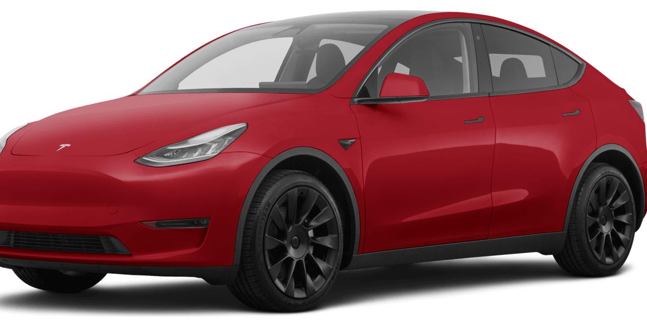 TESLA MODEL Y 2020 5YJYGDEE4LF014483 image